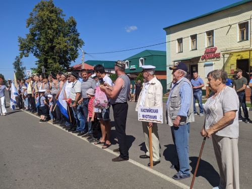 В Тетюшах прошел митинг , посвященный Дню Военно-­морского флота РФ