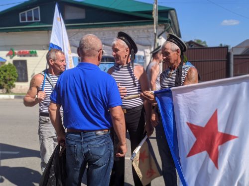 В Тетюшах прошел митинг , посвященный Дню Военно-­морского флота РФ