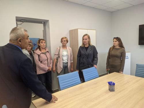 Открытие в Тетюшах обновленного Центра занятости населения после капремонта
