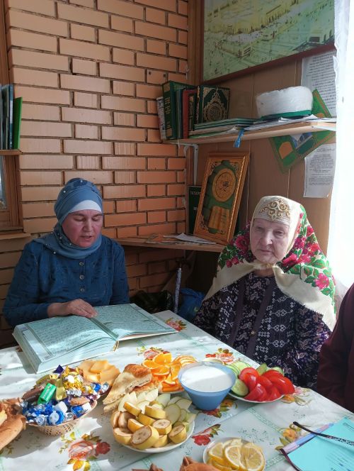 В Байрашево провели поминальный обед с чтением Корана