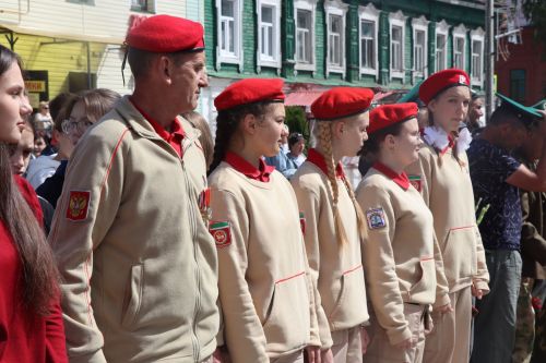 В Тетюшах прошел торжественный митинг «Хранить Отчизну – долг и честь»