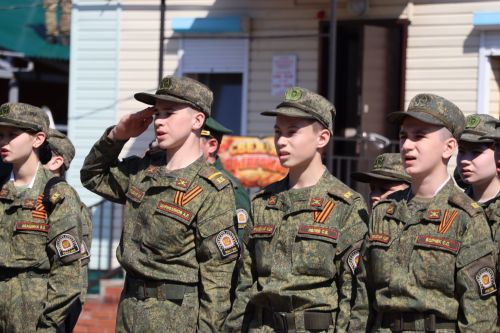 В Тетюшах прошёл автопробег, посвящённый 81‑летию Победы в Великой Отечественной войне