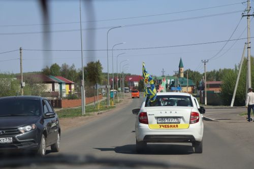 В Тетюшах прошёл автопробег, посвящённый 81‑летию Победы в Великой Отечественной войне