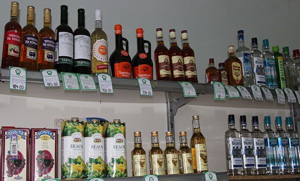 В России падает производство алкогольных напитков