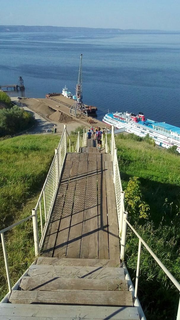 На знаменитой тетюшской лестнице заменили ступеньки