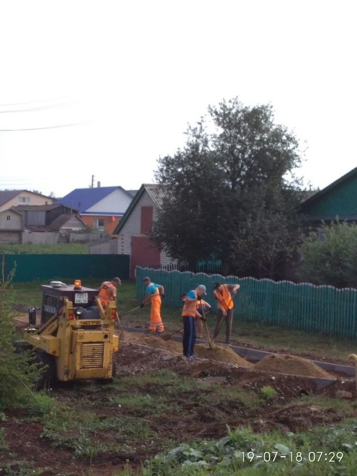 В Северном микрорайоне города Тетюши будет новая пешеходная дорожка