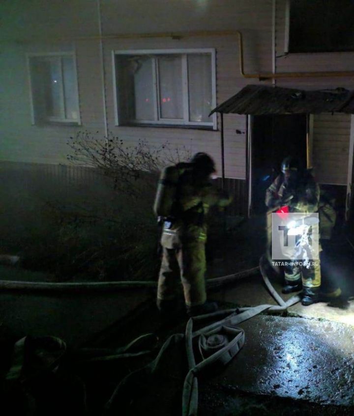 На пожаре из-за непотушенной сигареты в Татарстане в квартире сгорел мужчина