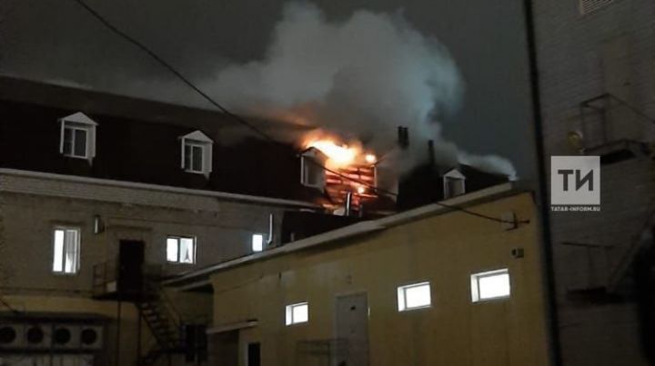 Пожар в ресторане в центре Буинска: эвакуировано 10 человек