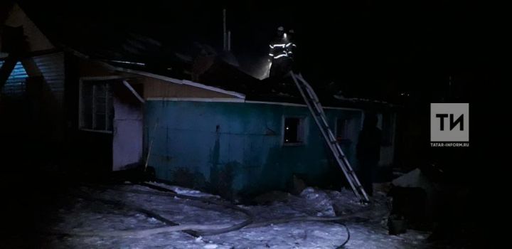 В Татарстане на пожаре спасли мать с двумя маленькими детьми и пожилую женщину