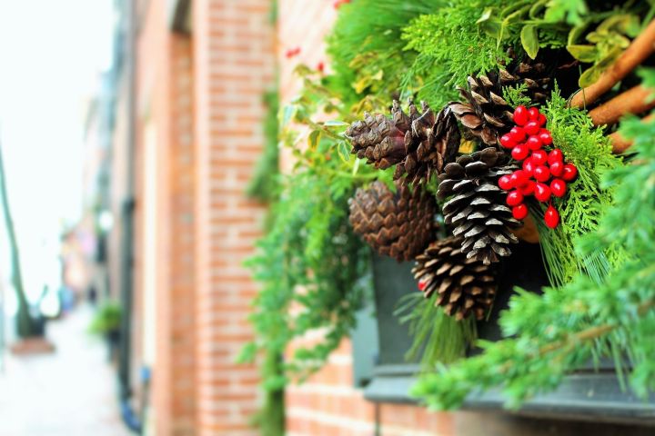 Рождественский венок украсит ваш дом в новогодние праздники