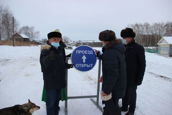 В Тетюшском районе прошла торжественная сдача в эксплуатацию автодороги в Зеленовку