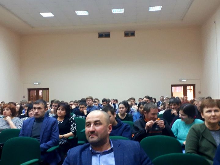 Встреча коллектива сельхозтехникума с главой Тетюшского муниципального района