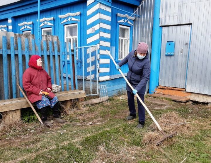 В Тетюшском районе проходит акция «Чистый двор»