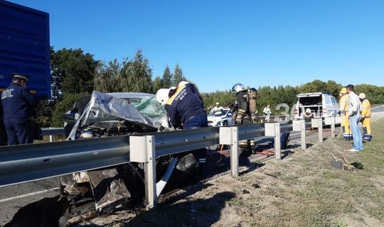 В Татарстане в ДТП при столкновении автобуса и легковушки пострадали шесть человек