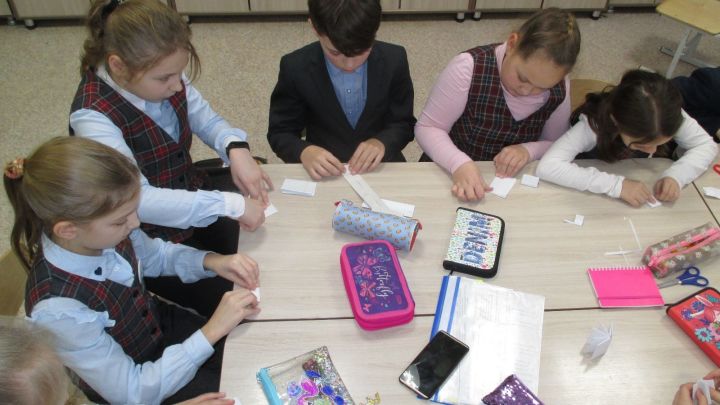 В Тетюшской школе №1 проходит предметная неделя начальных классов «Марафон знаний»