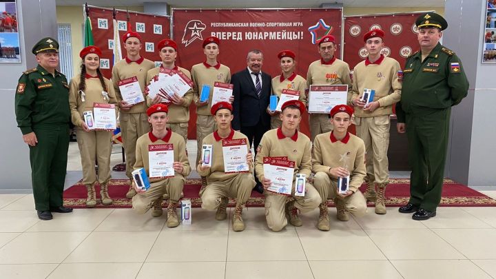 Тетюшские юнармейцы стали абсолютными победителями соревнований