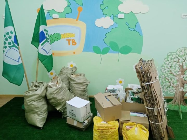 В Тетюшах в детском саду «Колосок» были подведены итоги в акции «Каждую бумажку - в переработку!»