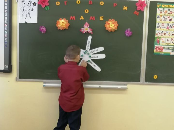В Тетюшской татарской средней школе провели классный час «Поговорим о маме»