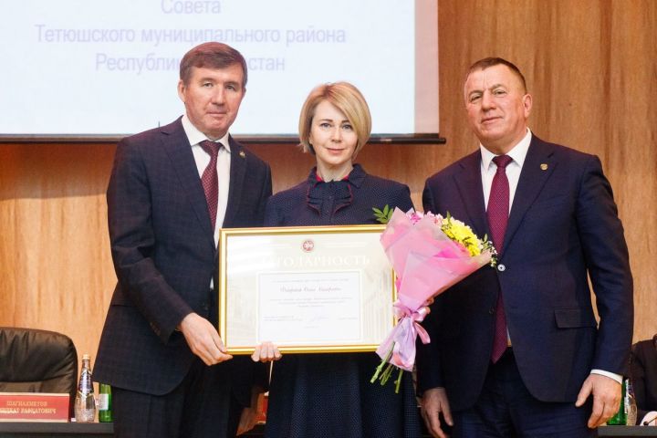 Благодарностью Кабинета Министров Республики Татарстан награждена тетюшанка