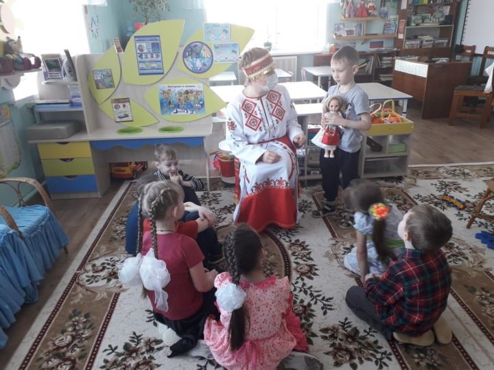Воспитанники детского сада "Сказка" побывали на "Мордовских посиделках"
