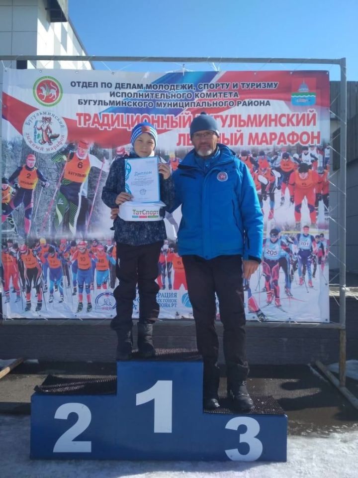 Юный лыжник из Тетюш завоевал серебро
