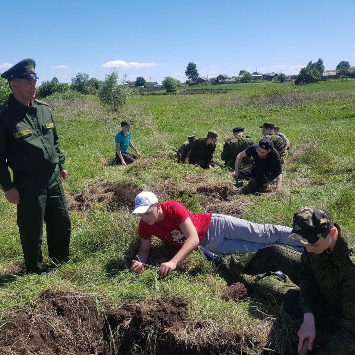 На базе Урюмской школы продолжаются военно-полевые сборы среди юношей