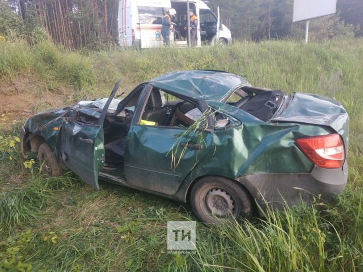 В Татарстане двое мужчин получили тяжелые травмы в ДТП под Челнами