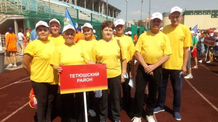 Команда Тетюшского района приняла участие в XI Республиканской спартакиаде пенсионеров