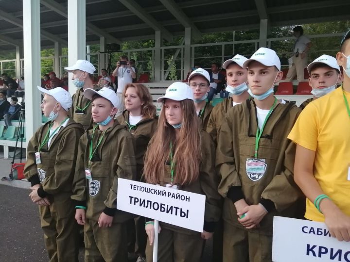 Тетюшане - участники VII Республиканской открытой полевой олимпиады юных геологов