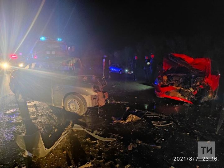 В Татарстане в ДТП погиб мужчина-водитель, еще трое детей пострадали