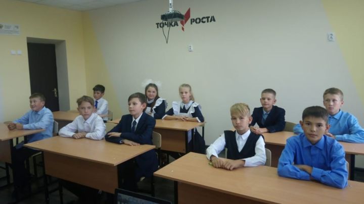 Открытие Центра «Точка Роста» в Нармонской школе Тетюшского района РТ