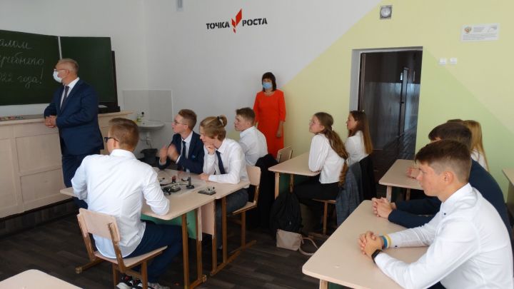 Открытие Центра «Точка Роста» в Тетюшской средней общеобразовательной школе №2