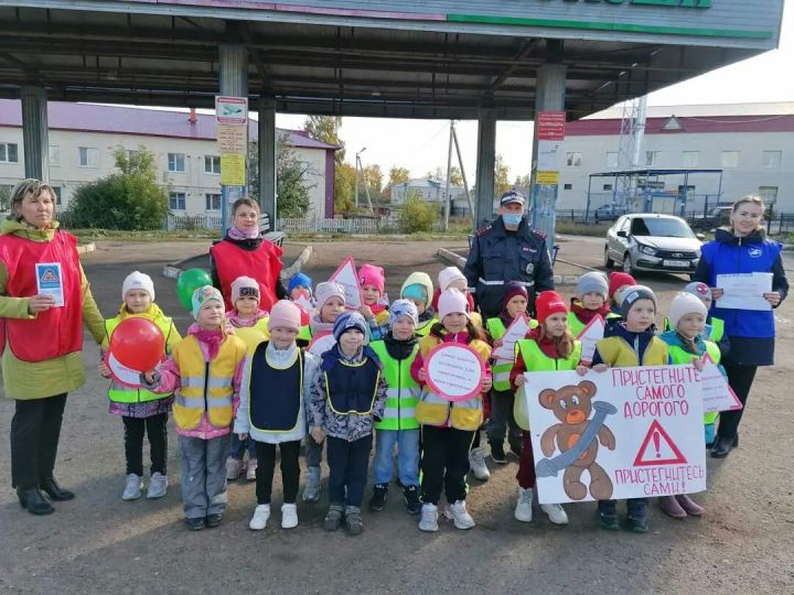 В Тетюшах прошла акция "Пристегни себя, пристегни ребёнка"