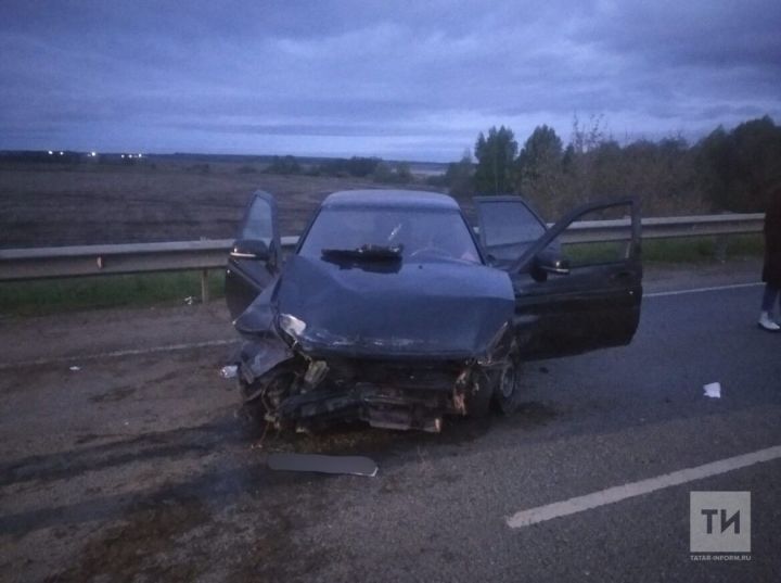 Ночью на трассе в Татарстане в ДТП погибла девушка-пассажир