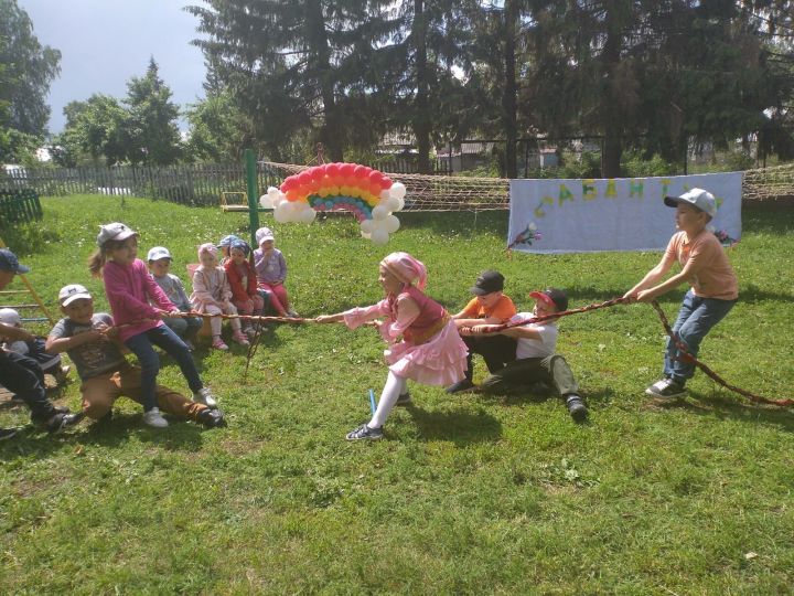 В детском саду «Березка» города Тетюши прошел традиционный праздник «Сабантуй»