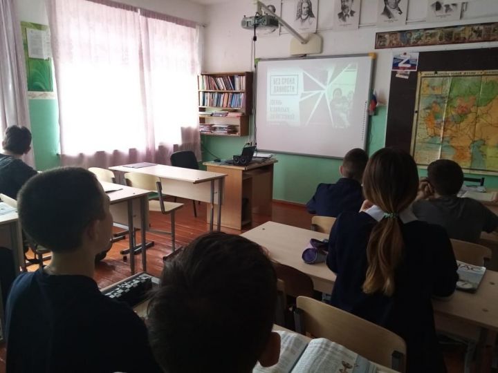 В сельской школе прошел урок «Без срока давности»