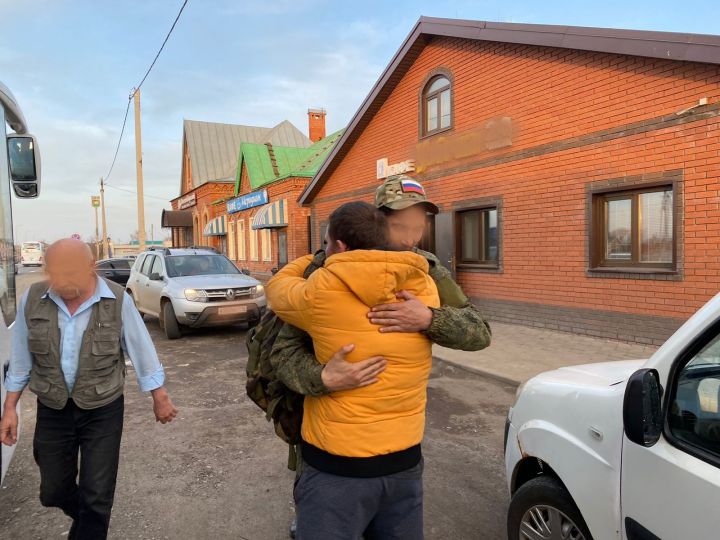 Тетюшане, призванные в рамках частичной мобилизации, приехали в двухнедельный отпуск