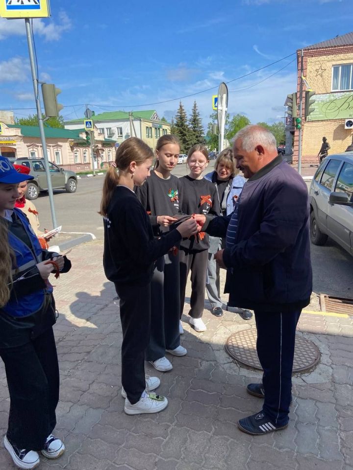 В Тетюшах была проведена профилактическая акция «Ленточка Победы»