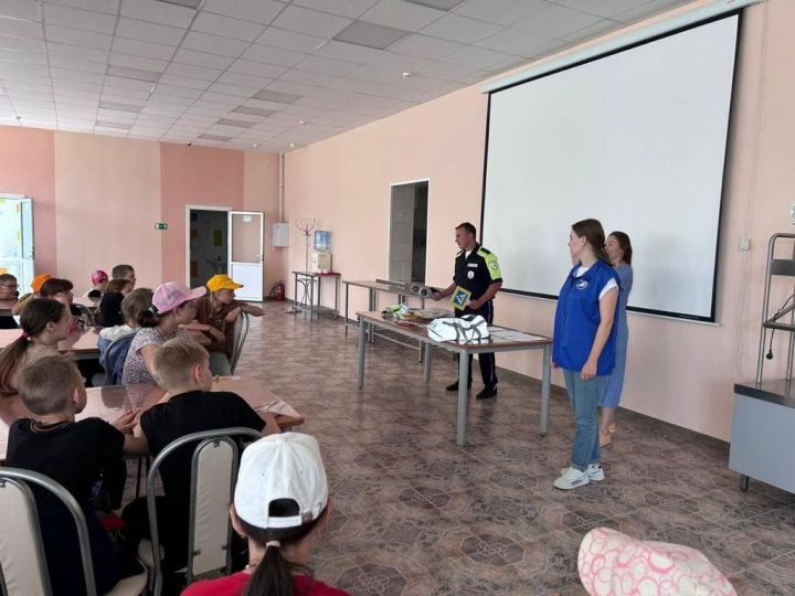 В лагере «Чайка» было проведено мероприятие по БДД