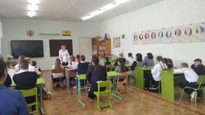 С большешемякинскими школьниками вели беседы о ЗОЖ