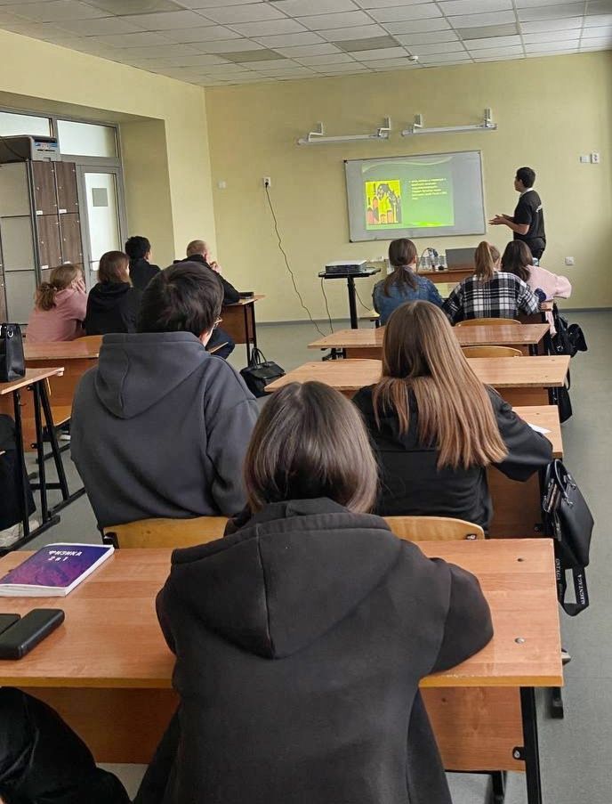 Тәтеш студентлары белән »«Шәхес һәм алкоголь» профилактик әңгәмә үткәрделәр