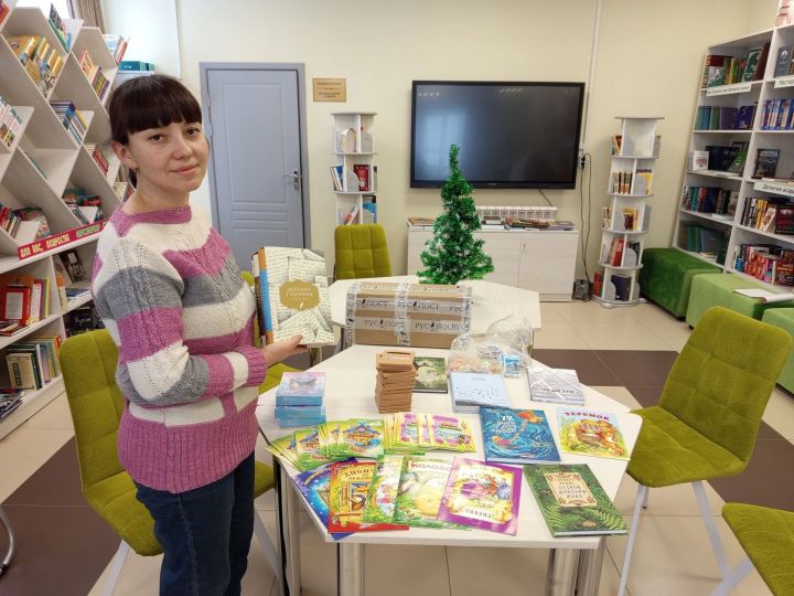 Кляшевская библиотека пополнилась новыми книгами