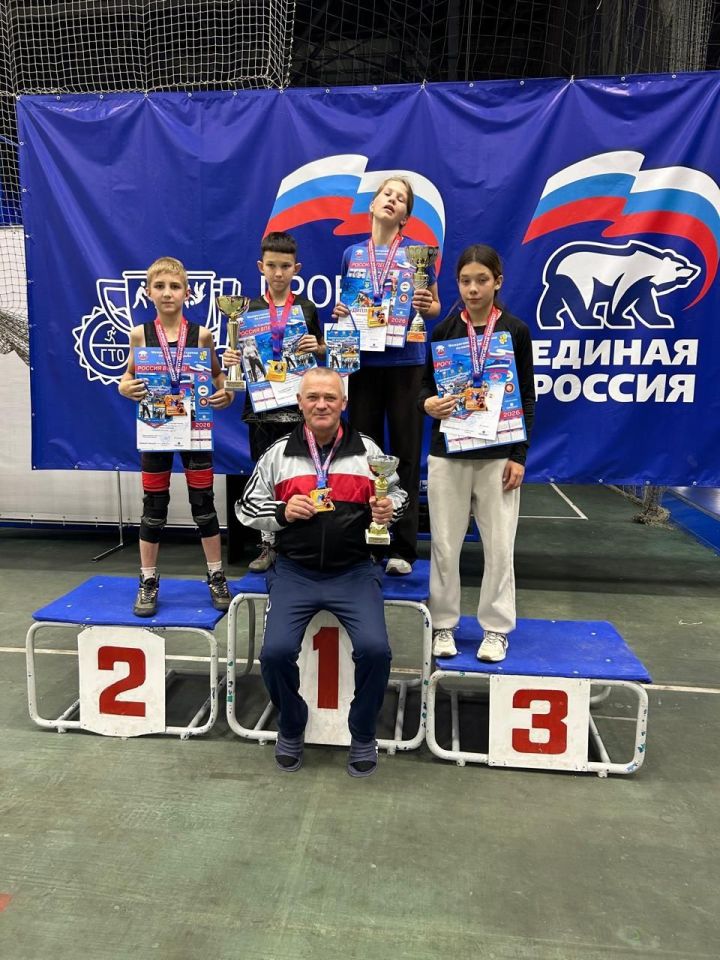 Юные борцы из Тетюшского района одержали победу