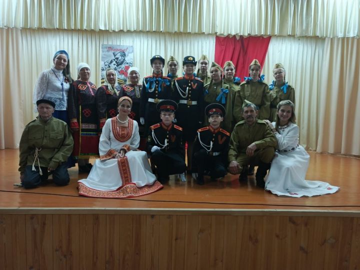 Театрализованный концерт «Давным-давно была война» прошел в Тетюшском районе