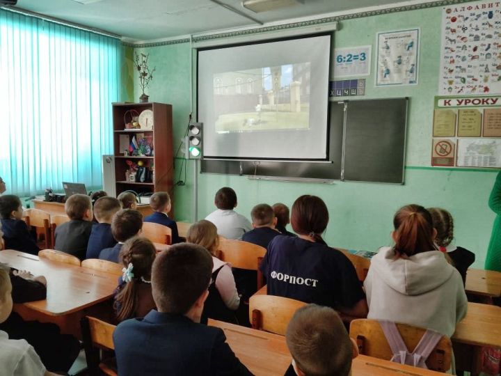 Большетарханские школьники развивали навыки безопасного поведения на дороге