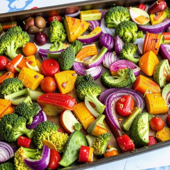 Рецепт постного блюда: запеченные овощи с ароматными травами