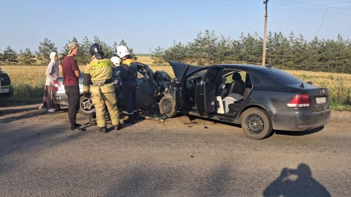 Трагедия в Татарстане: 4 погибших в лобовом ДТП в Тукаевском районе