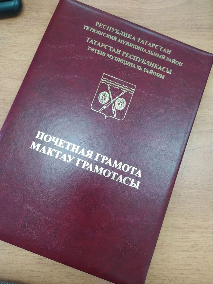Почётная грамота за вклад в развитие спорта: награждён тренер Тетюшской спортшколы