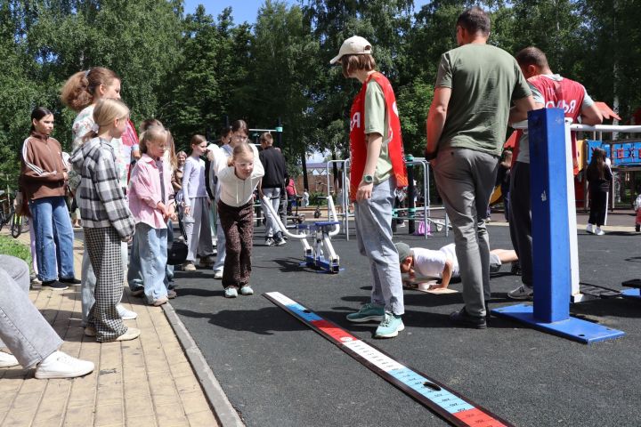 В Тетюшах отметили День защиты детей спортивными состязаниями по ГТО