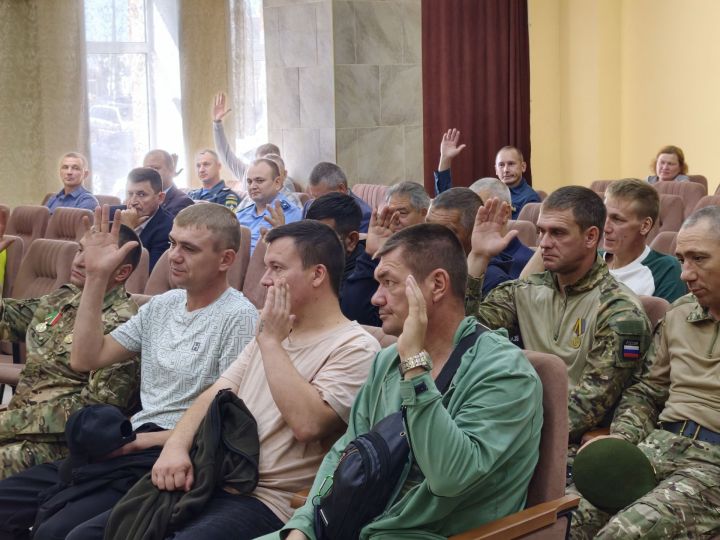 В Тетюшском районе создано местное отделение Ассоциации ветеранов СВО Татарстана
